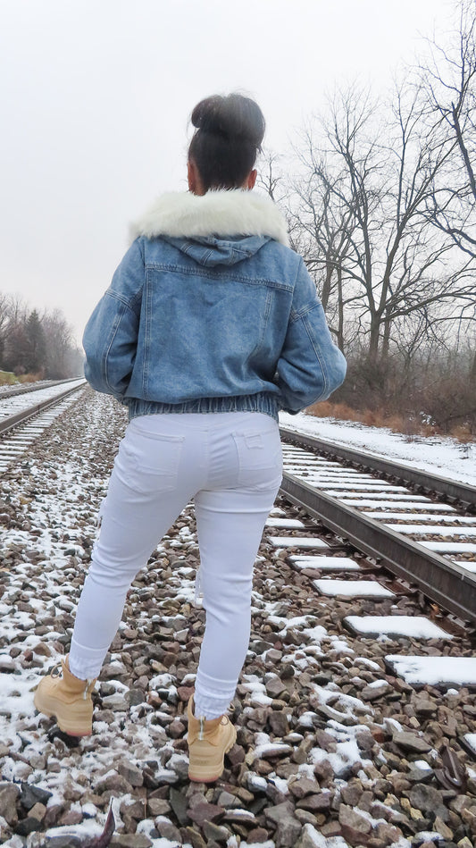 SNOW BUNNY | DENIM COAT
