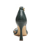 VENUSTA HEEL SANDAL WITH METAL CHAIN IN GOLD