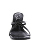MURIEL CROC CROSS STRAP SLIDER SANDALS