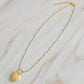 Slash Patterned Heart Open Locket Necklace