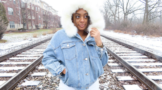 SNOW BUNNY | DENIM COAT